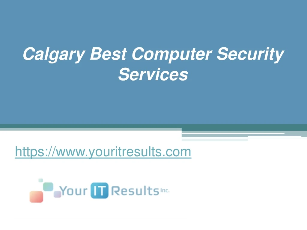 calgary best computer security services