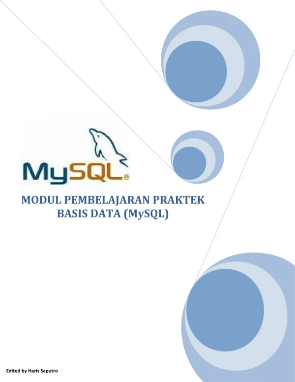 modul pembelajaran praktek basis data mysql