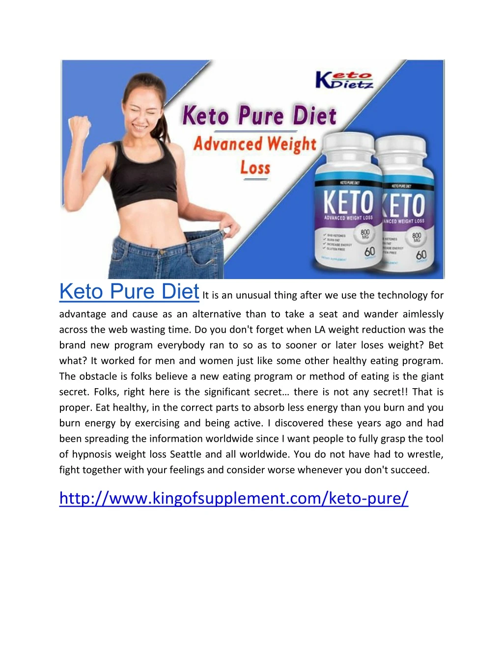 keto pure diet it is an unusual thing after