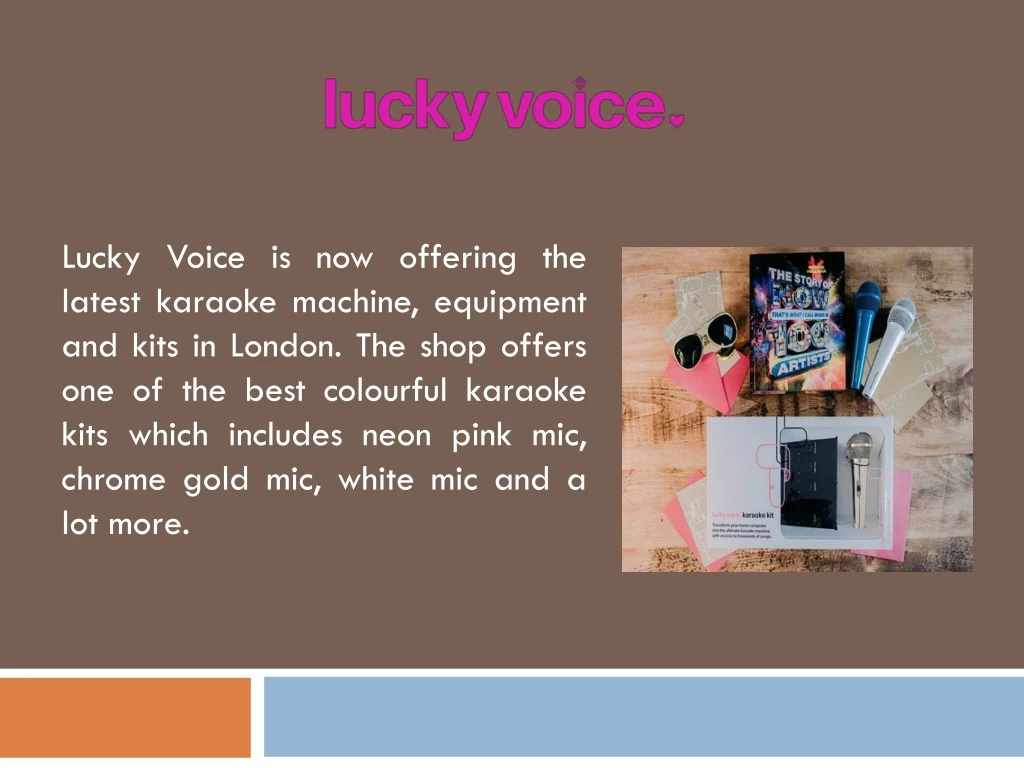 lucky voice is now offering the latest karaoke