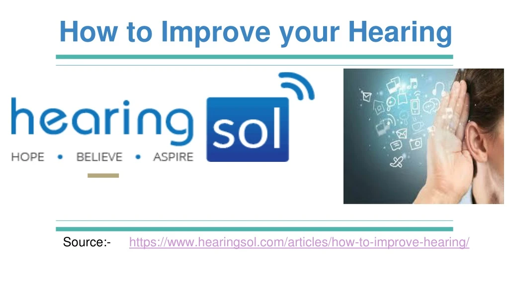 how to improve your hearing