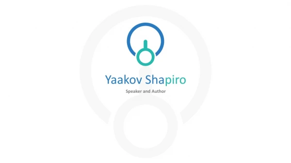 Yaakov Shapiro - Speaker