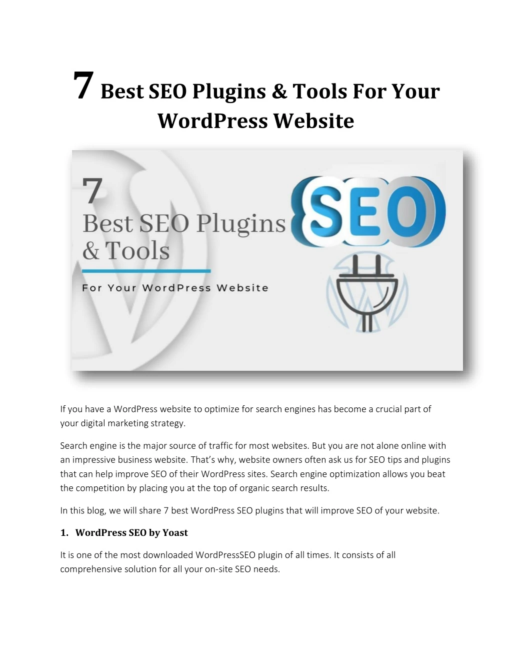 7 best seo plugins tools for your wordpress