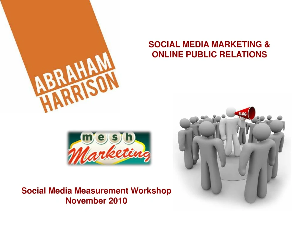social media marketing online public relations