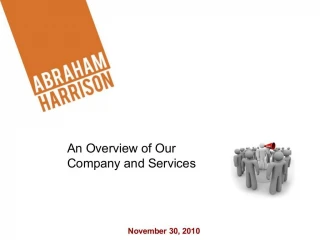Abraham Harrison LLC Services Overview - slide 1