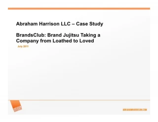 Brandsclub case study - slide 1