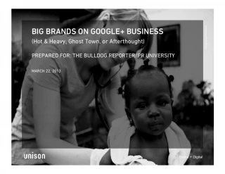 Google for Brands Best in Show Webinar - slide 1
