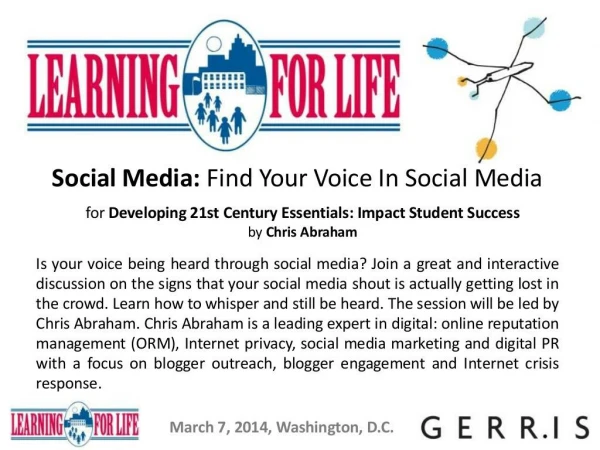 Social Media: Find Your Voice In Social Media by Chris Abraham