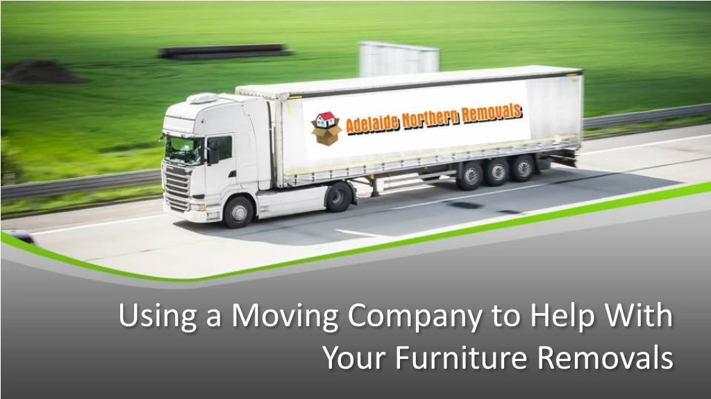 using a moving company to help with your