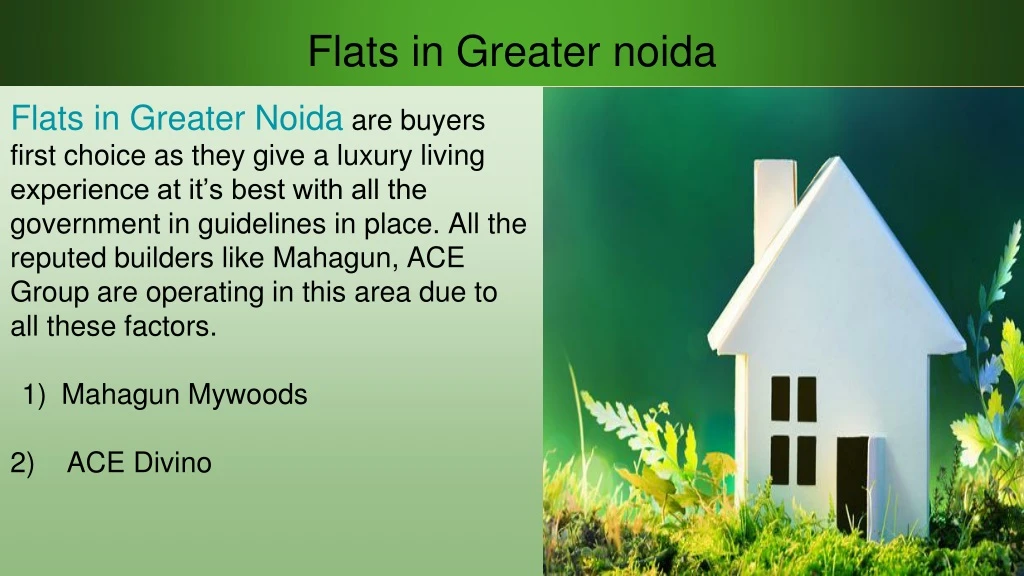 flats in greater noida