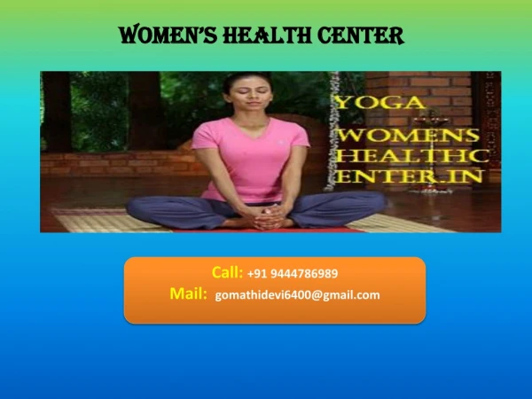 Yoga Classes For Ladies In Velachery