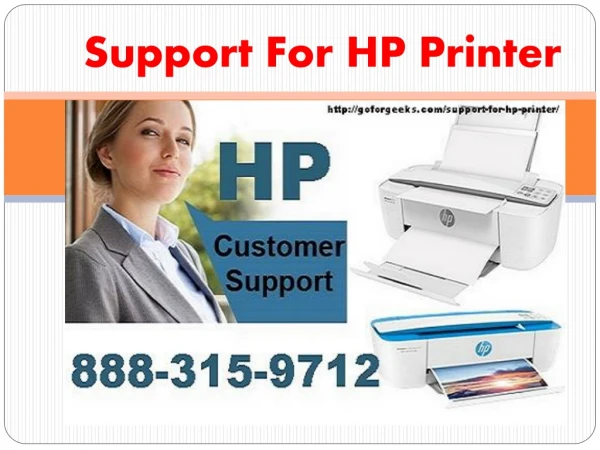 Support For HP Printer - Call 888-315-9712