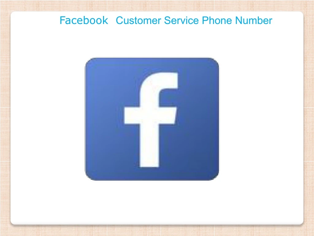 facebook customer service phone number