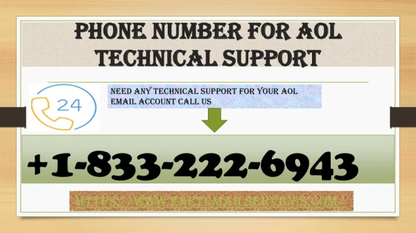 Phone Number For AOL Technical Support 1-833-222-6943