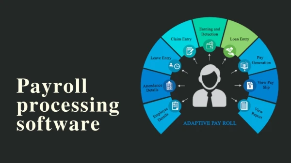 Payroll processing software