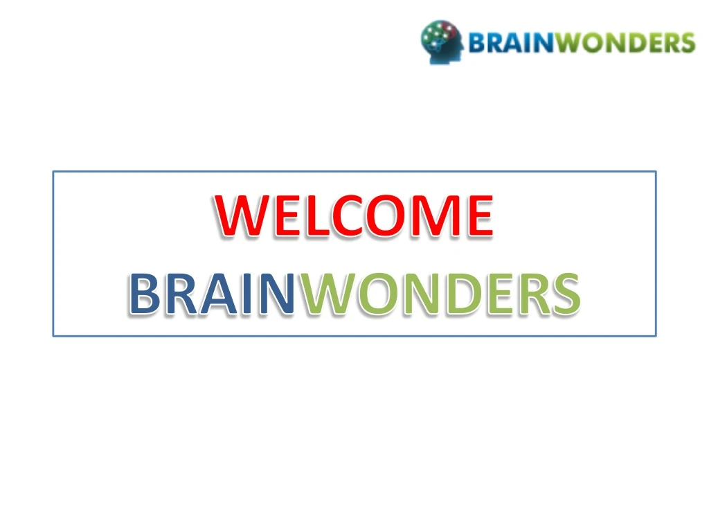 welcome brain wonders