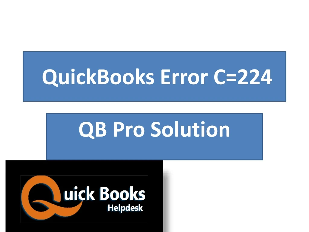 quickbooks error c 224
