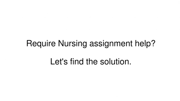 Best Nursing Assignment Help in Australia