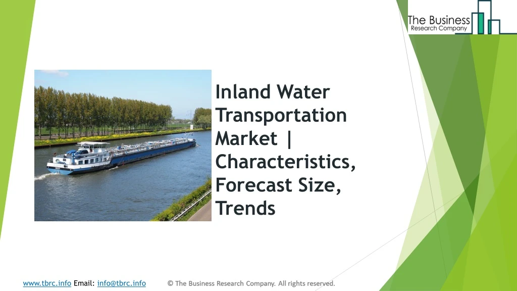 inland water transportation market