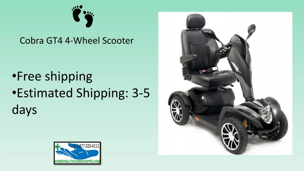 cobra gt4 4 wheel scooter