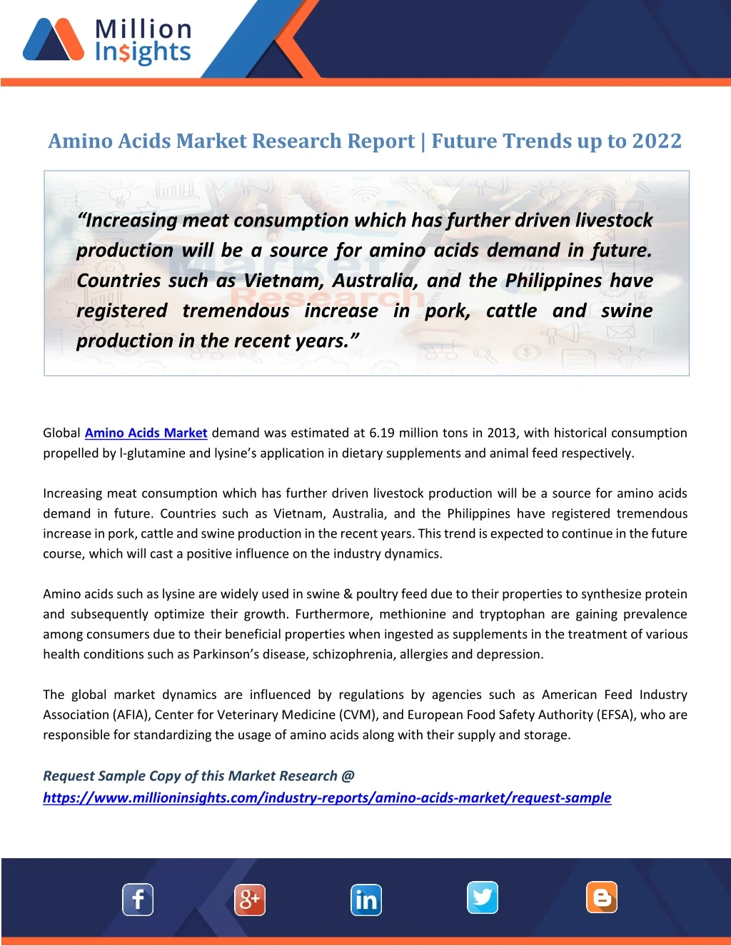 amino acids market research report future trends