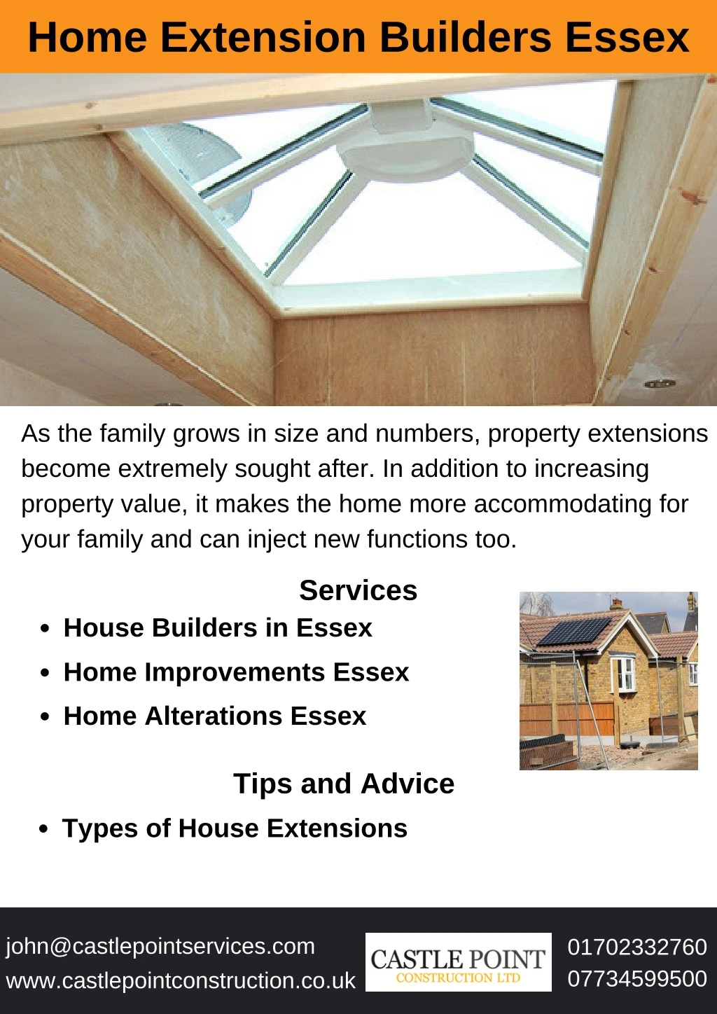 home extension builders essex