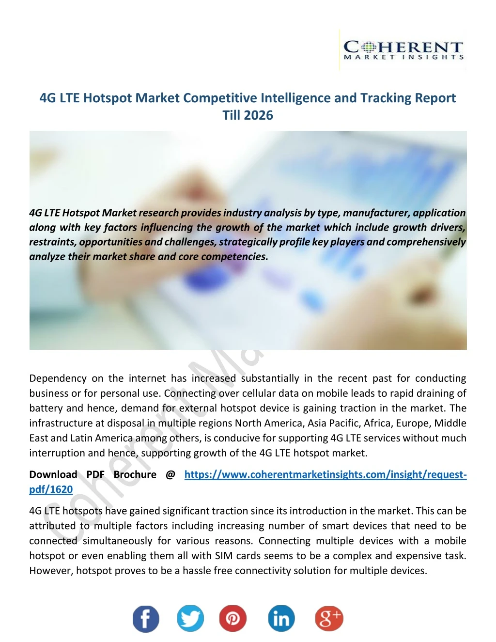 4g lte hotspot market competitive intelligence