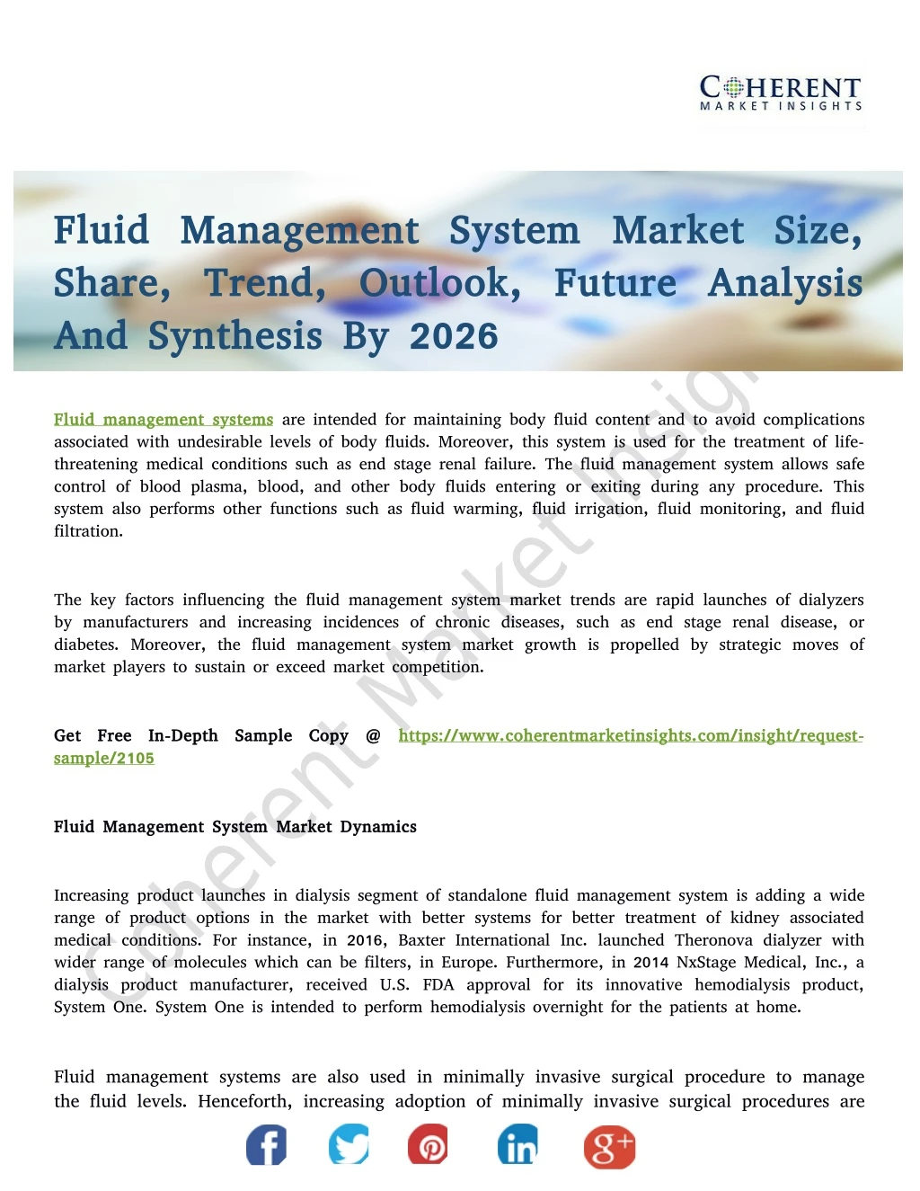 fluid management system fluid management system