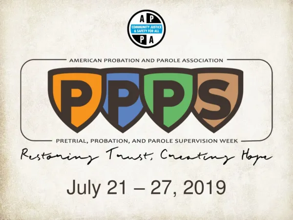 July 21 – 27, 2019