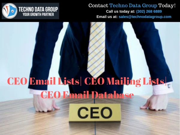 ceo email list,CEO mailing address database, CEO mailing lists