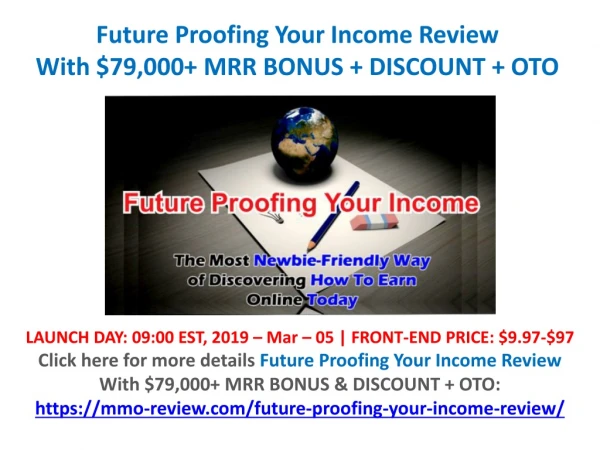 Future Proofing Your Income Review