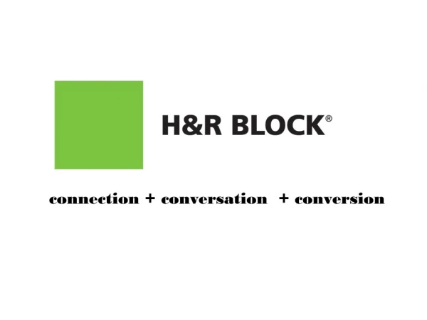 H&R Block Social Story 2011