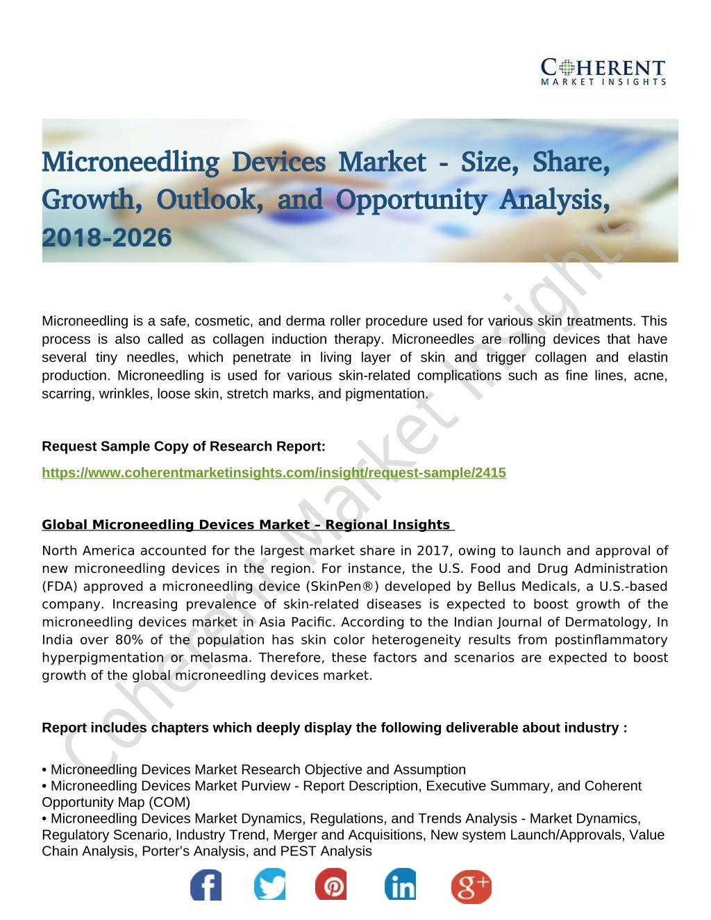 microneedling devices market size share