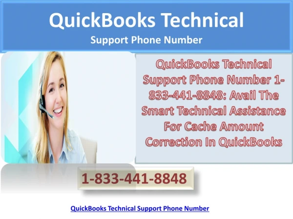 QuickBooks Technical Support Phone Number 1-833-441-8848