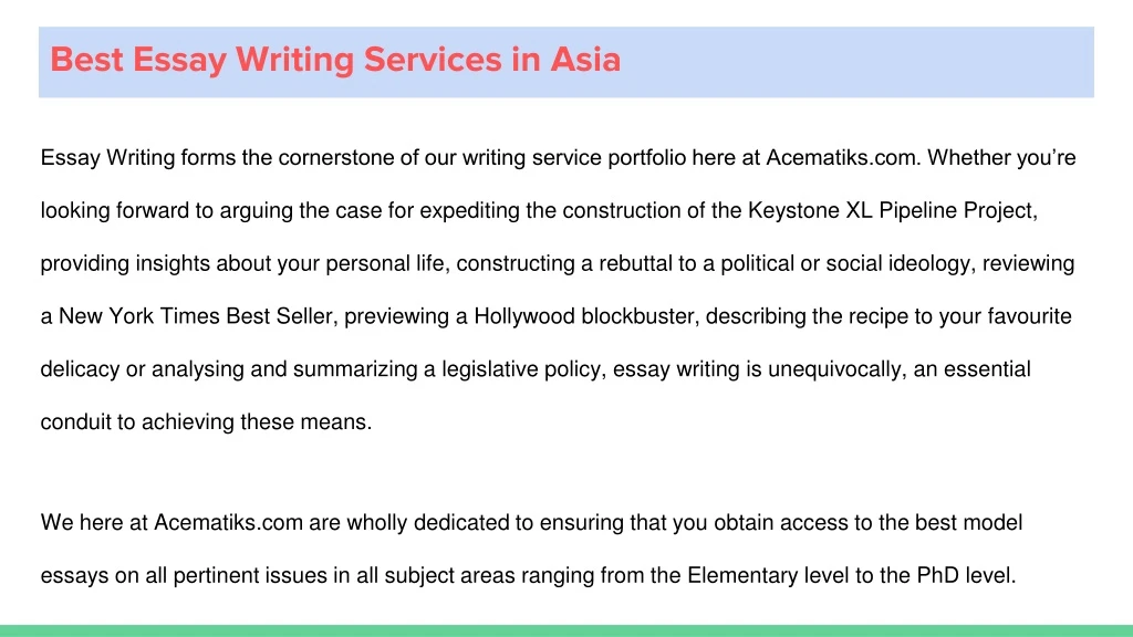 best essay writing services in asia