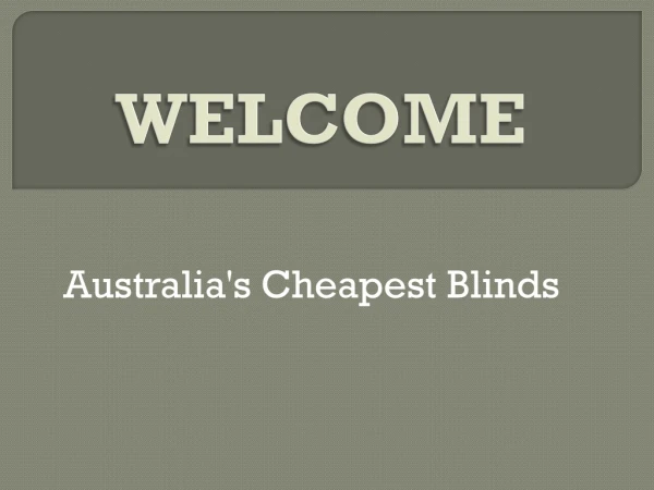 Buy Blinds in Heatherton