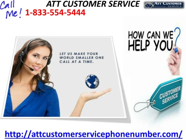 To fix technical mishaps, avail att customer service 1-833-554-5444