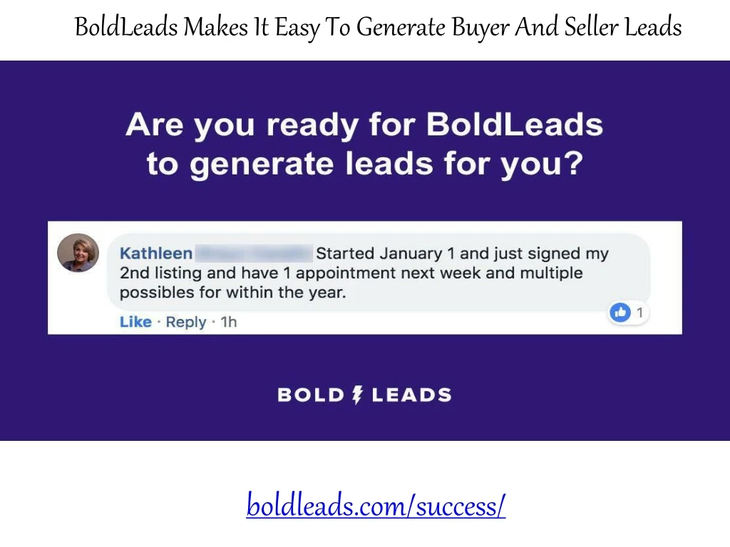boldleads makes it easy to generate buyer