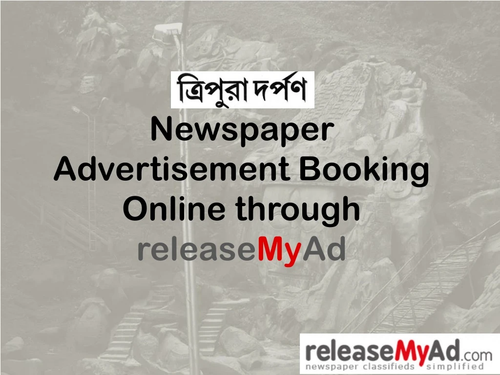 newspaper advertisement booking online through release my ad