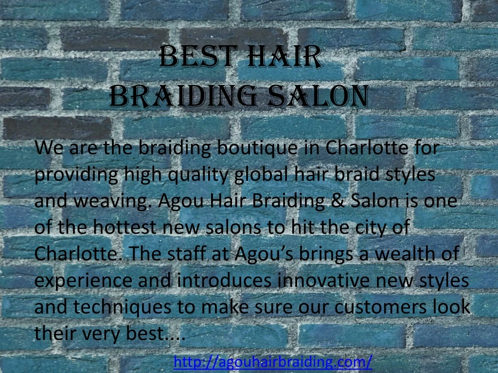 best hair braiding salon