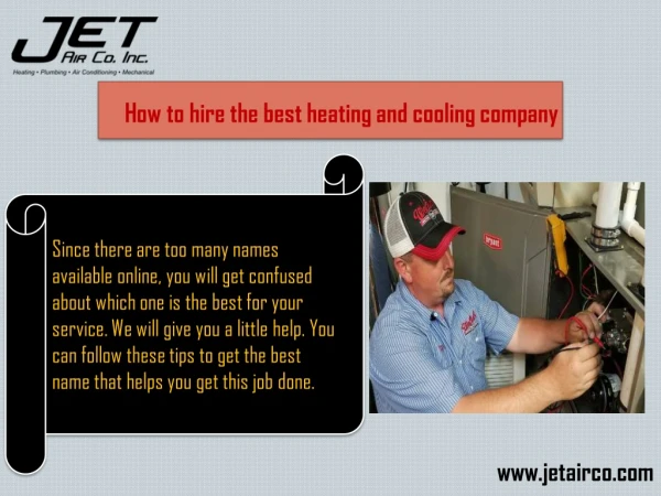 How to hire the best heating and cooling company