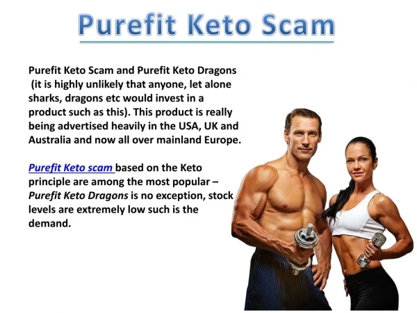 Purefit Keto Dragons