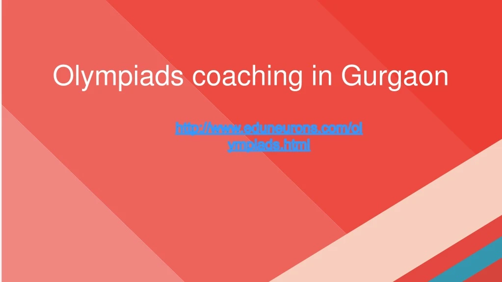 olympiads coaching in gurgaon