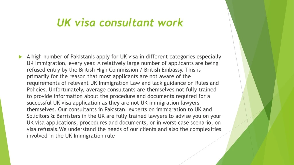uk visa consultant work