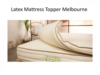 Latex Mattress Topper Melbourne