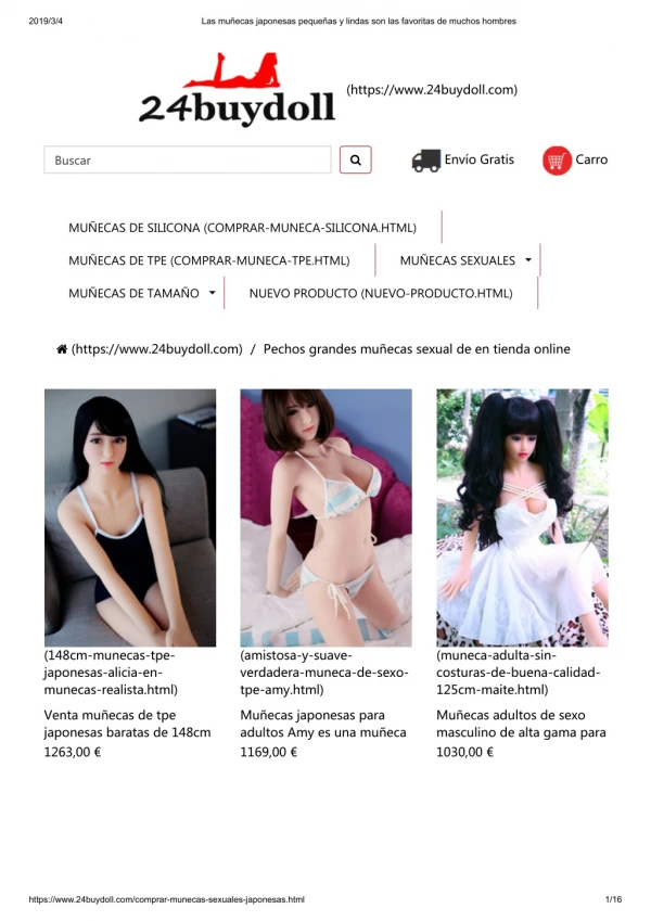 Tienda online de muñecas sexuales en línea TPE - 24buydoll
