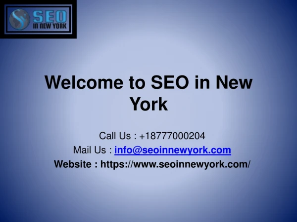 Local SEO Company Brooklyn at SEO in New York