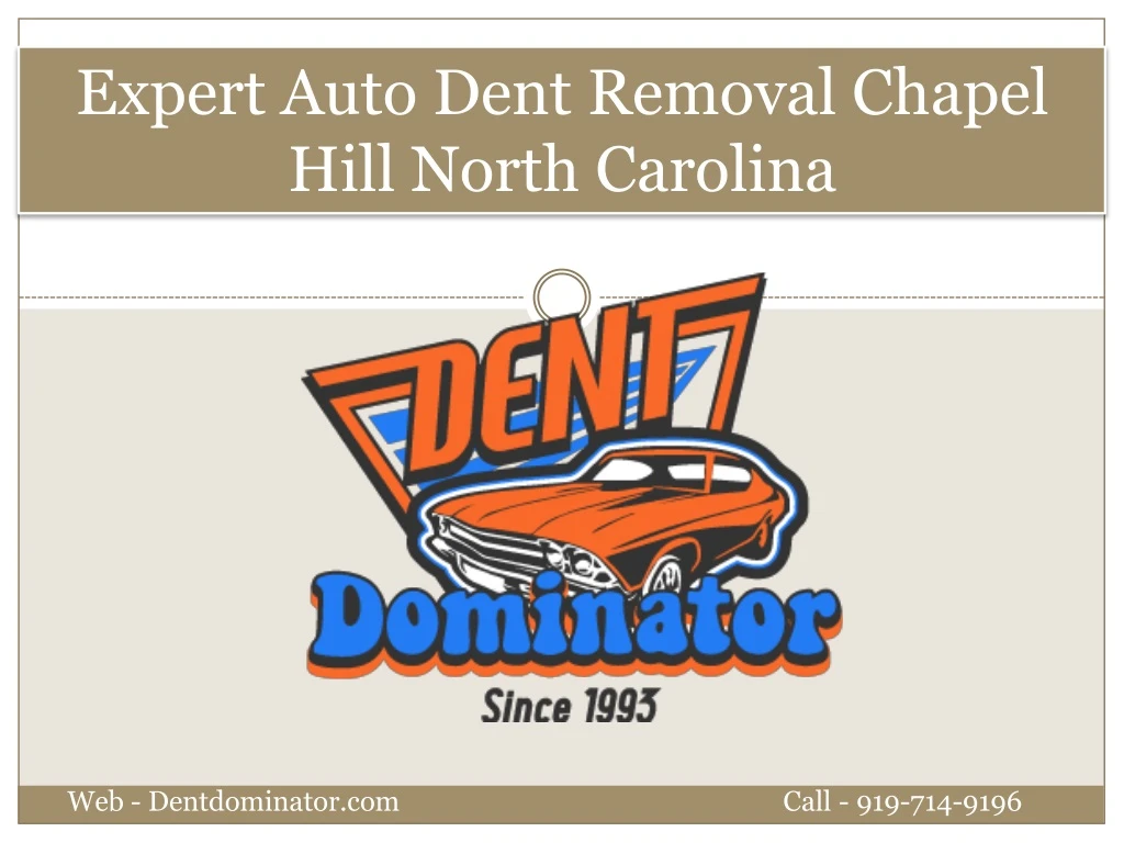 expert auto dent removal chapel hill north