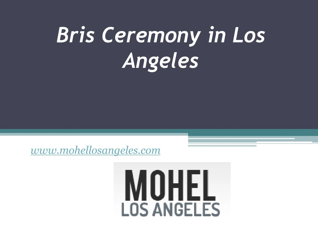 bris ceremony in los angeles