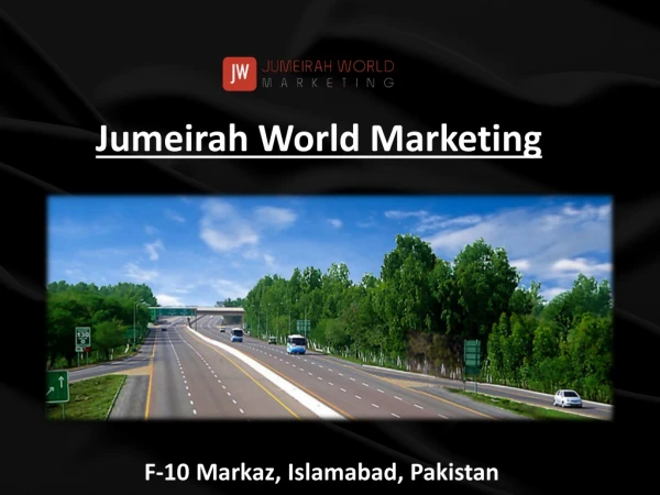 Searching for Plots on Installments in Islamabad? Get in Touch with Jumeirah World